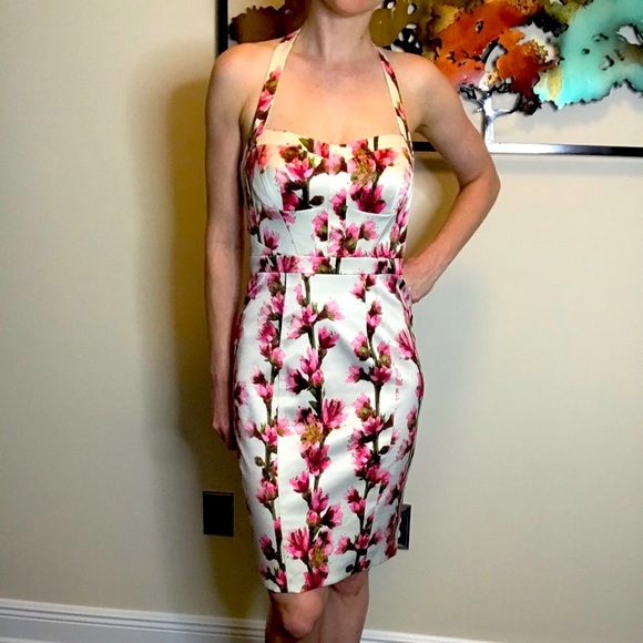 Jessica Simpson Floral Halter Dress - Picture 2 of 7